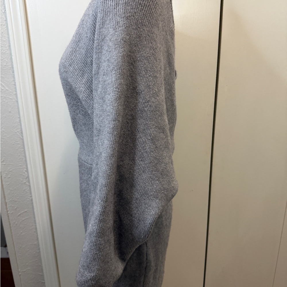 AKIRA Gray Backless Knit Dress size L - Picture 4 of 10